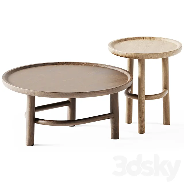 Coffee Table Unam Out by Very Wood 3D Model Coffee Table Unam Out by Very Wood 3D Model