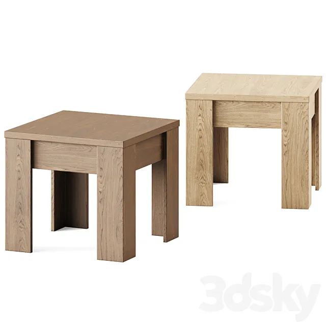 Coffee Table Vedde by Jysk _ Coffee table 3D Model Coffee Table Vedde by Jysk _ Coffee table 3D Model