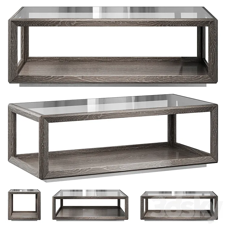Coffee tables Camelgroup Elite Silver 3D Model Free Download