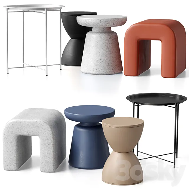 Coffee Tables Glad Tony Reparks Lily from Divan.ru 3D Model