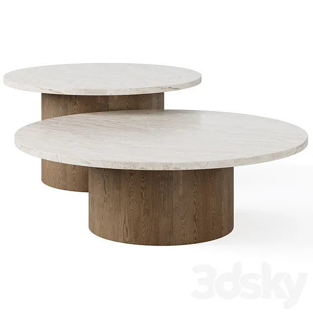 Coffee Tables HATWILD by Cazarina 3D Model Coffee Tables HATWILD by Cazarina 3D Model