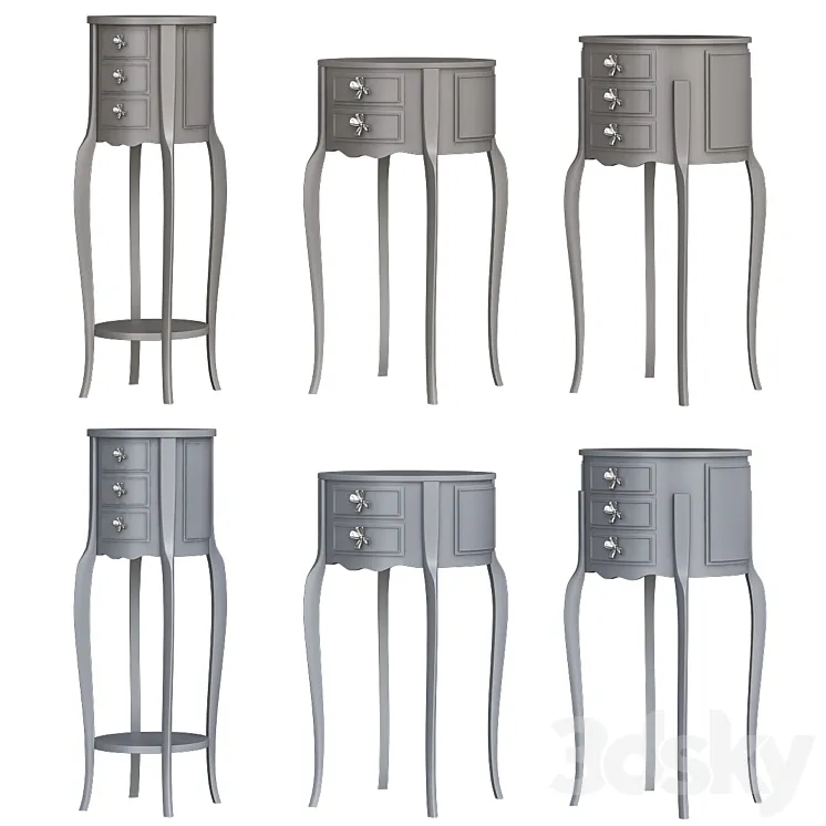 Coffee tables jumbo collection 3D Model Free Download