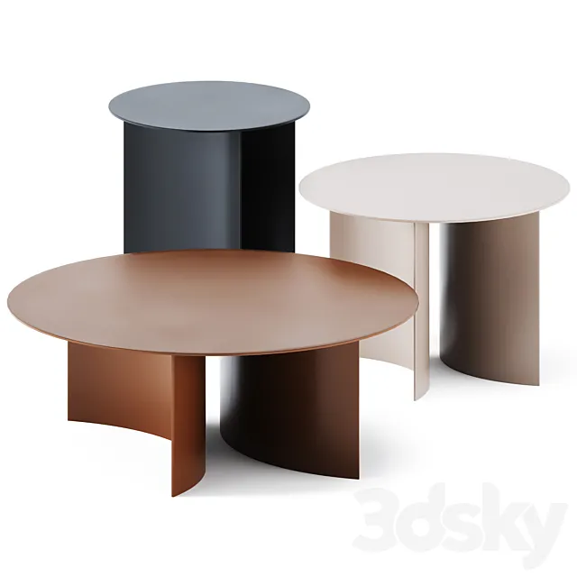 Coffee Tables Pierre by Flou 3DModel Coffee Tables Pierre by Flou 3DModel