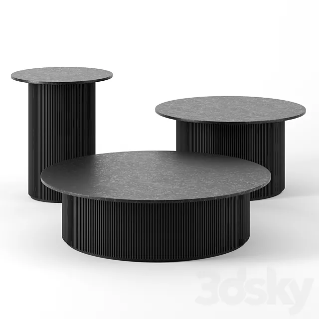 Coffee tables set 3DModel