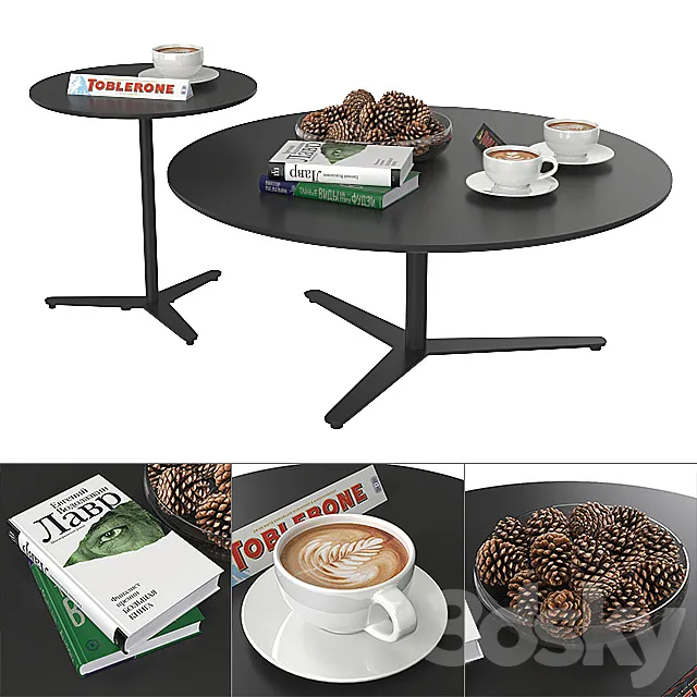 Coffee tables Signal Lecco. 3DModel