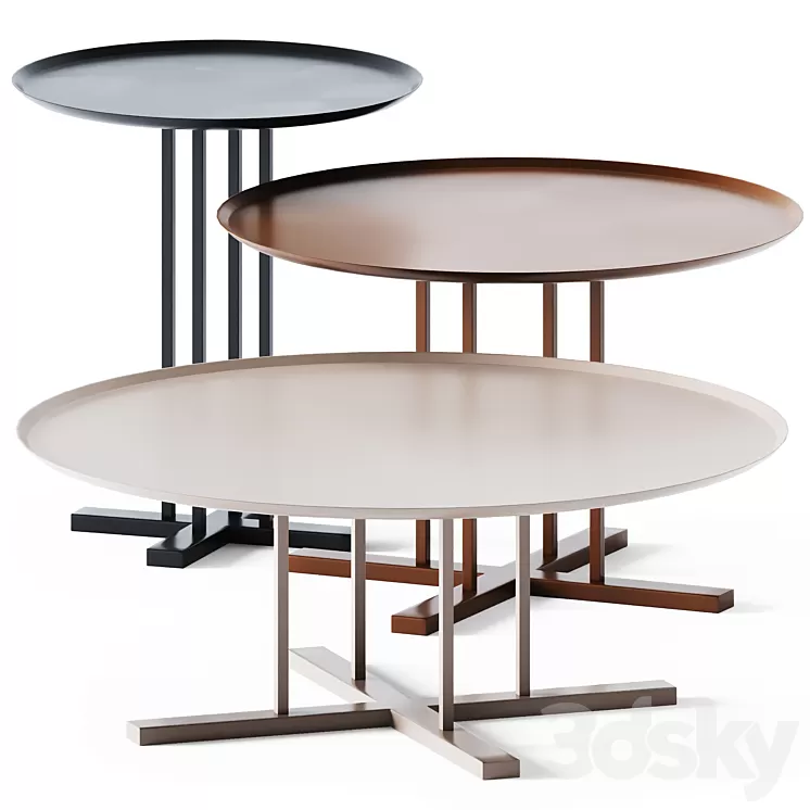 Coffee Tables Sini by B&T Design 3D Model Coffee Tables Sini by B&T Design 3D Model