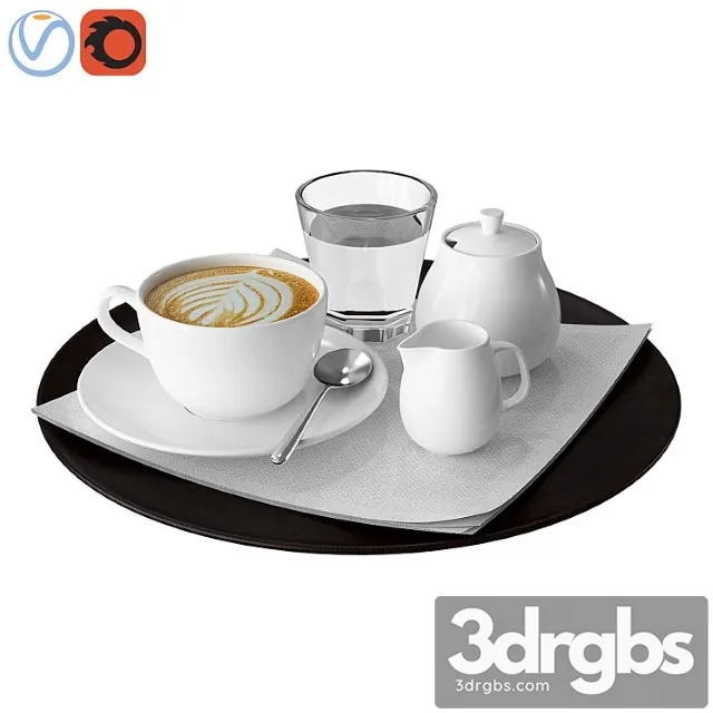 Coffee tray 3D Model Download