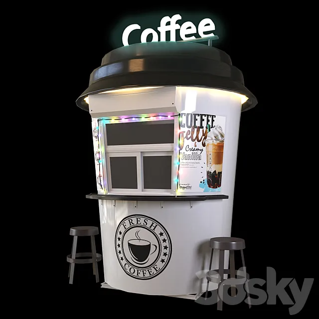 Coffee_shop 3D Model Coffee_shop 3D Model