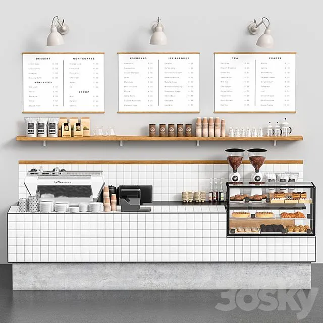 Coffeeshop 2 3D Model