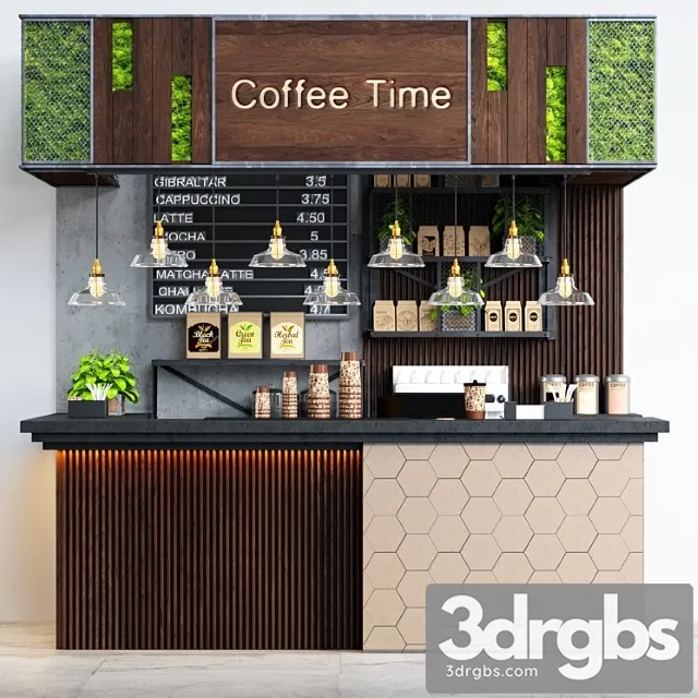 Coffeeshop loft 3D Model Download