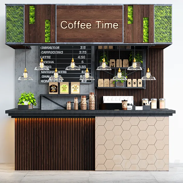 Coffeeshop loft 3DModel