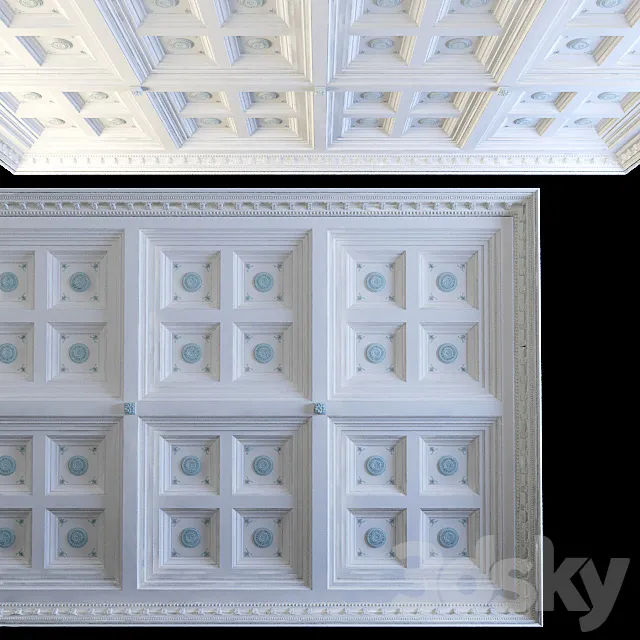 Coffered ceiling 3DModel