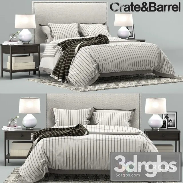Cole Bedroom Collection Crate Barrel 3D Model Download Cole Bedroom Collection Crate Barrel 3D Model Download