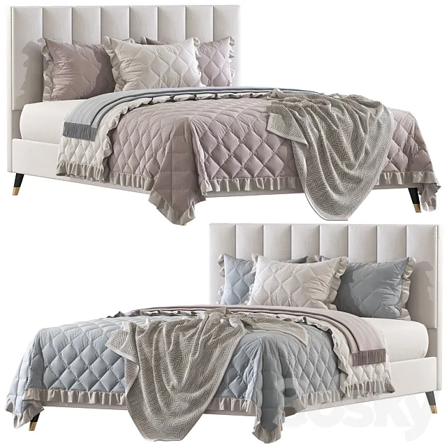 Colette Beds 4 3D Model Colette Beds 4 3D Model