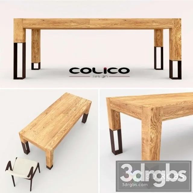 Colico Table 3D Model Download Colico Table 3D Model Download