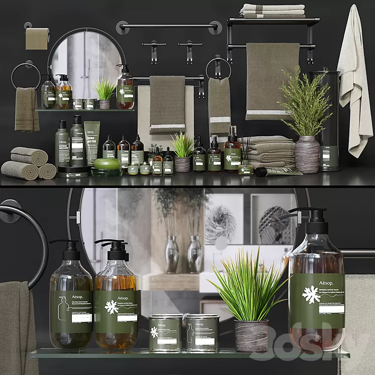 Collaction Accessories Bathroom Vol 3 3D Model