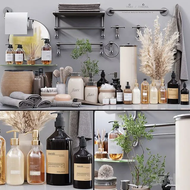 Collaction Bathroom Accessories Vol 4 3D Model