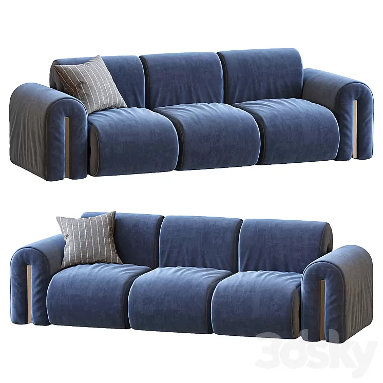 COLLE sofa 3D Model Free Download