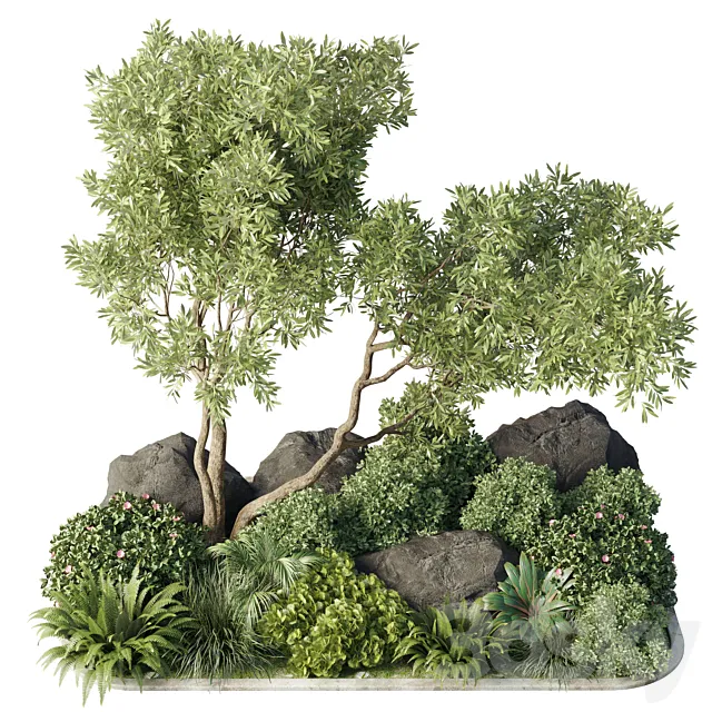 Collection 40 outdoor and indoor pot plant & tree & bush & fern the garden set pot 3D Model Collection 40 outdoor and indoor pot plant & tree & bush & fern the garden set pot 3D Model