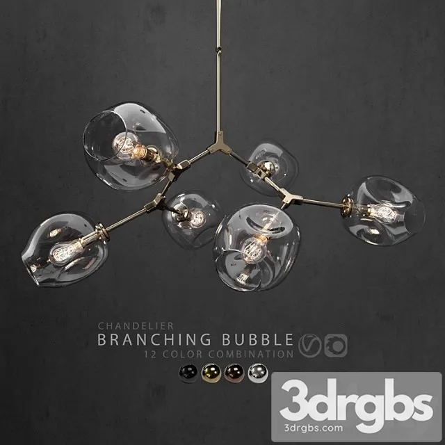 Collection branching bubble 6 lamps 3D Model Download Collection branching bubble 6 lamps 3D Model Download