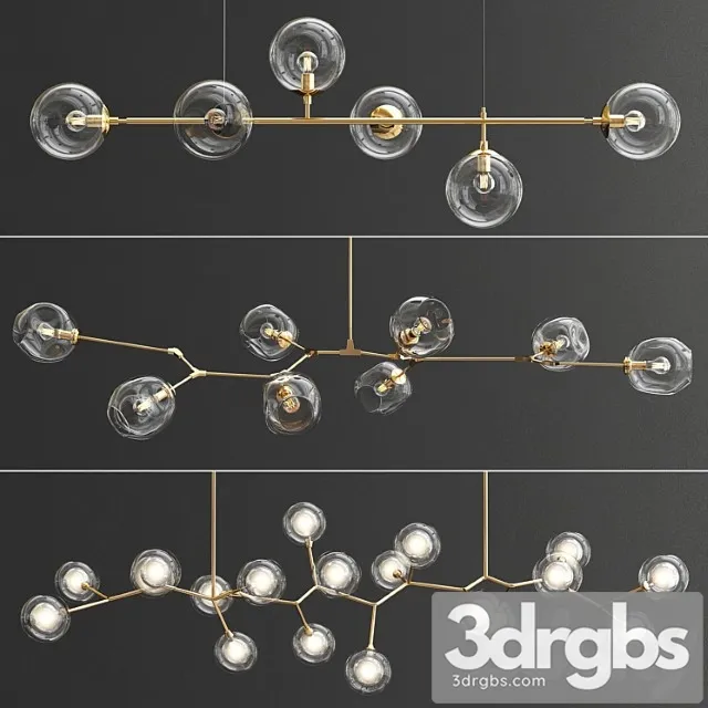Collection branching chandeliers Collection branching chandeliers