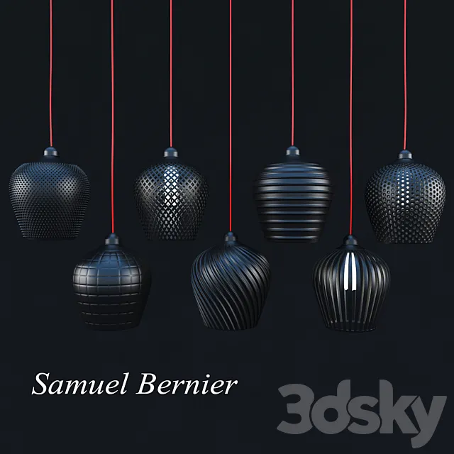 Collection chandeliers from Samuel Bernier 3D Model Collection chandeliers from Samuel Bernier 3D Model