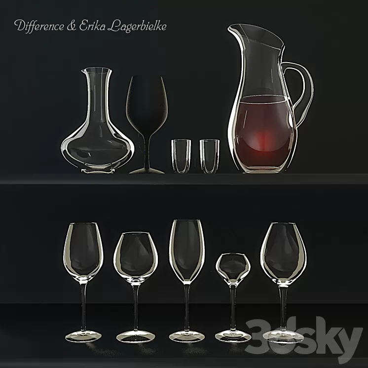 Collection Difference + Erika Lagerbielke 3D Model