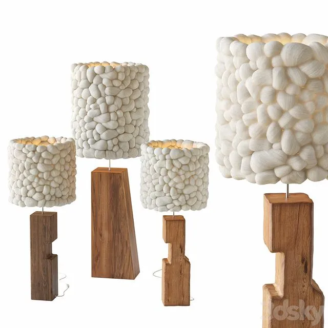 Collection floor lamp by Helen Loom 3D Model Collection floor lamp by Helen Loom 3D Model