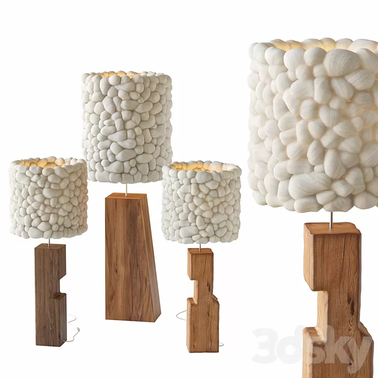 Collection floor lamp by Helen Loom 3D Model
