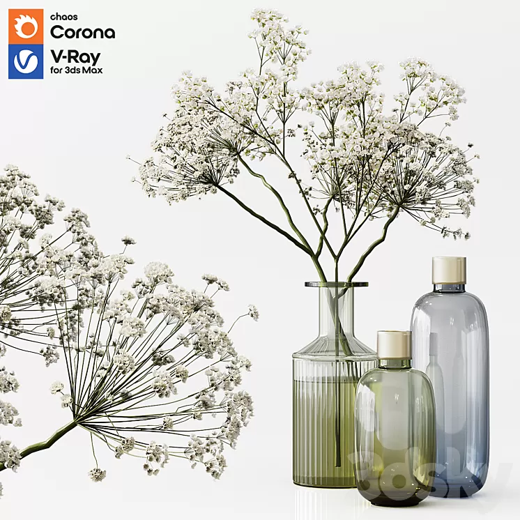 Collection Indoor Plants 03 3D Model Collection Indoor Plants 03 3D Model