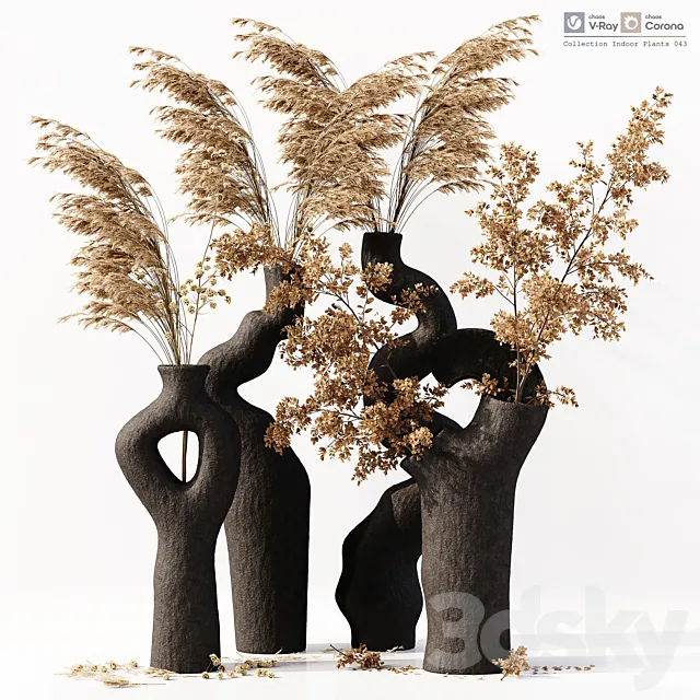 Collection Indoor Plants 043 3D Model Collection Indoor Plants 043 3D Model