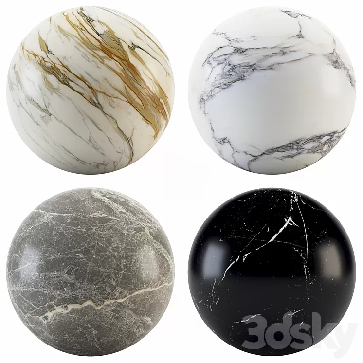 Collection Marble 02 3D Model