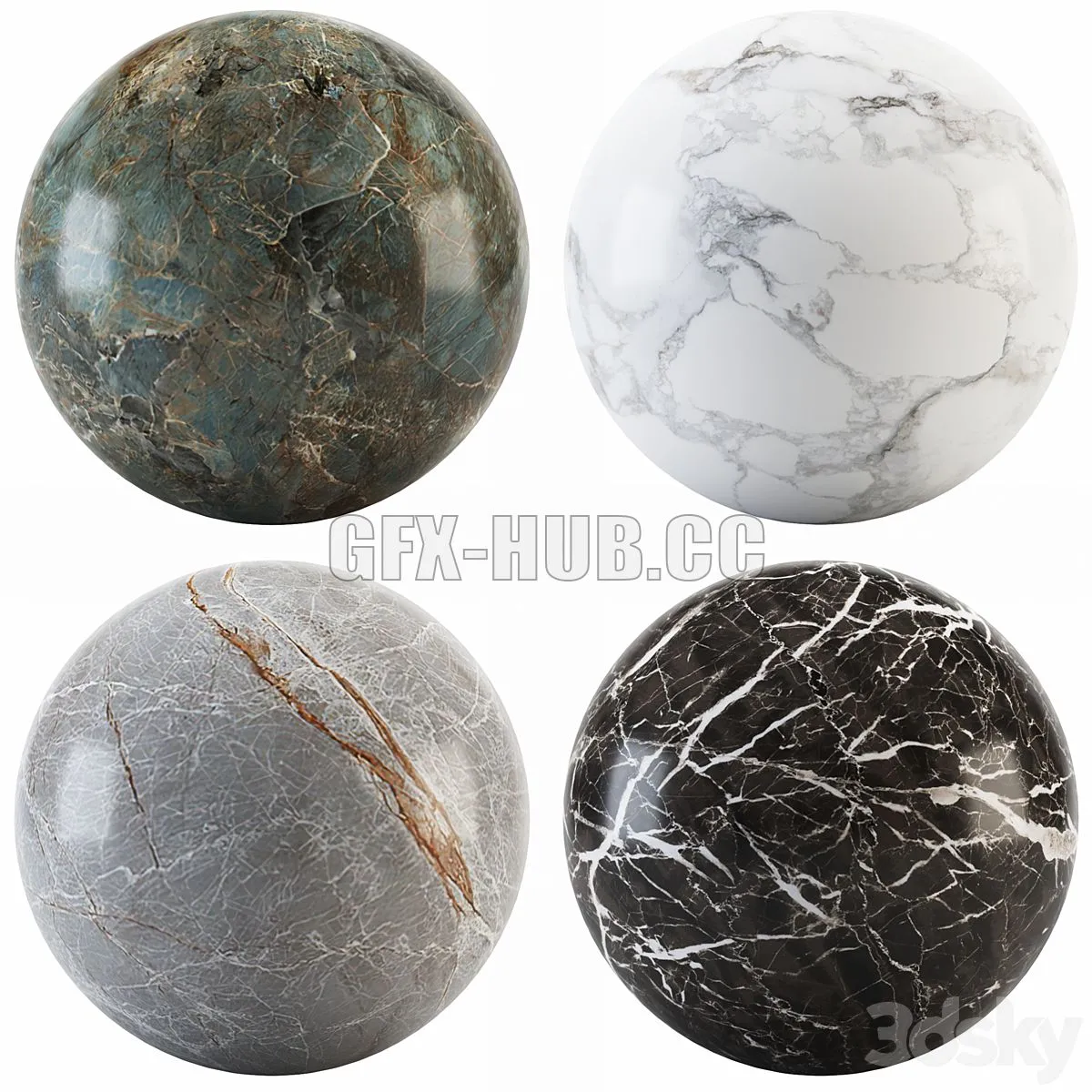 Collection Marble 05 3D Model