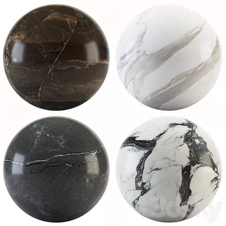 Collection Marble 06 3D Model