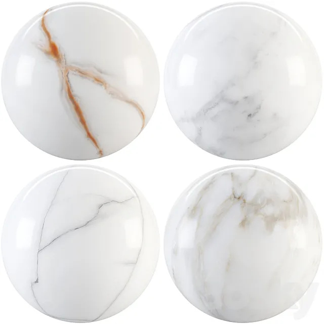 Collection Marble 101 (calacatta victoria rome Leicester) 3D Model