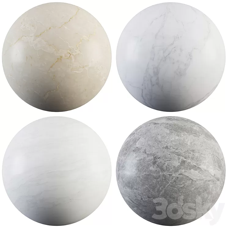 Collection Marble 30 3D Model