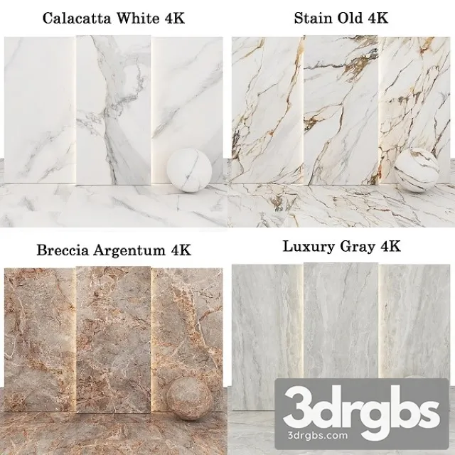 Collection Marble 37 3D Model Download