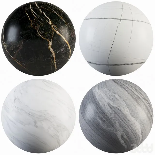 Collection Marble 40 3D Model