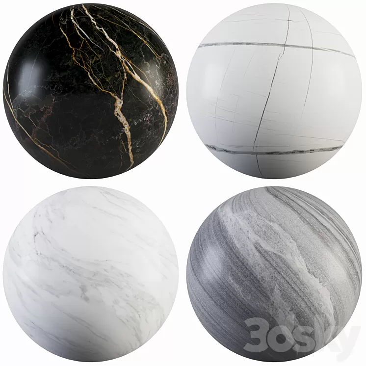 Collection Marble 40 3D Model