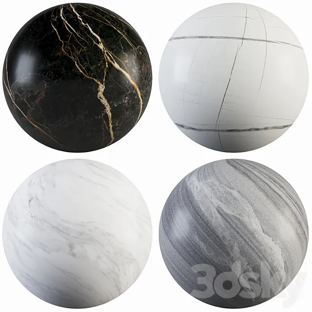 Collection Marble 40 3DModel