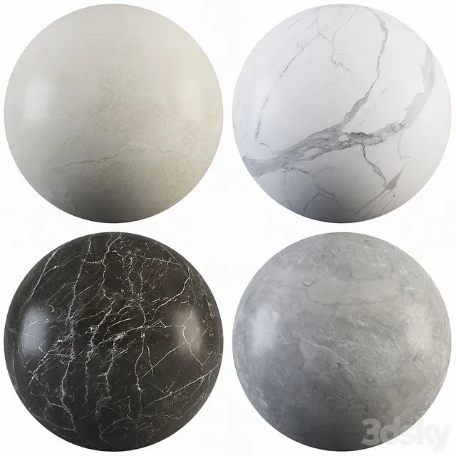 Collection Marble 43 3D Model