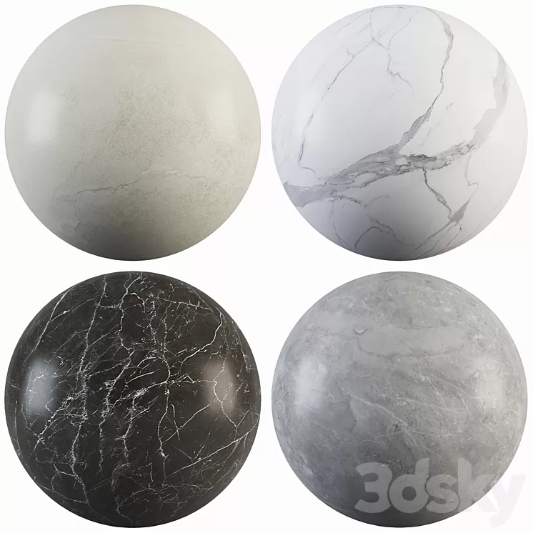 Collection Marble 43 3D Model