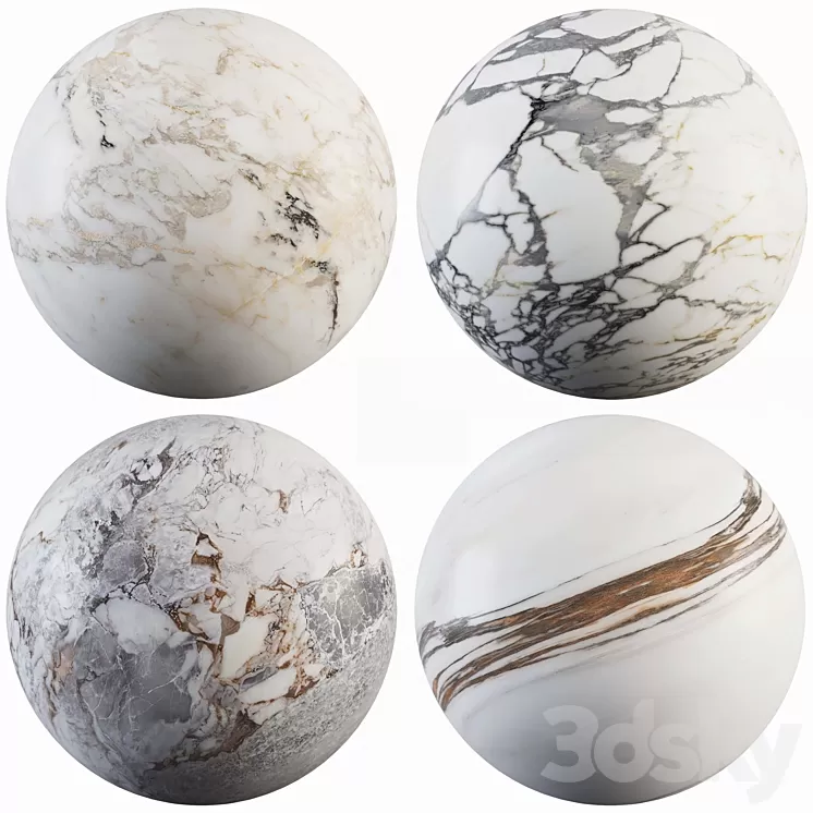 Collection Marble 61 3D Model Free Download