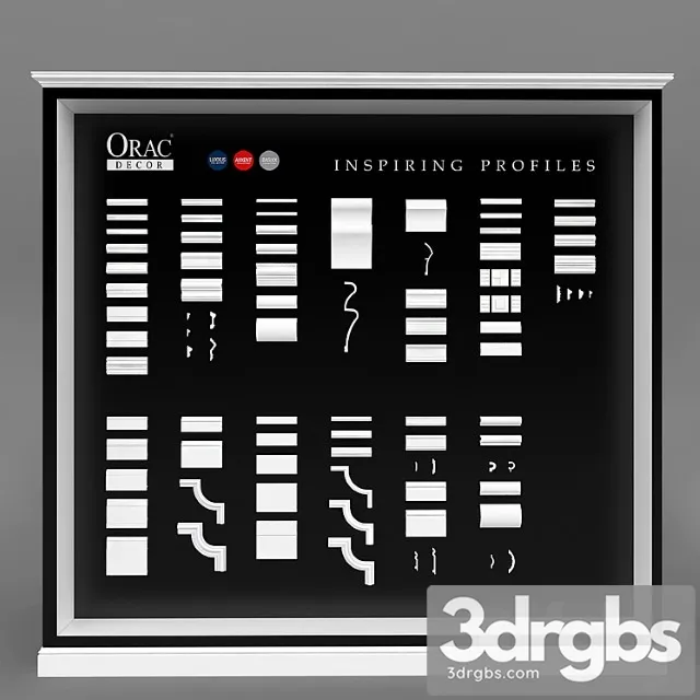 Collection Moldings and Baseboards Orac Decor 59 Profiles 3D Model Download Collection Moldings and Baseboards Orac Decor 59 Profiles 3D Model Download