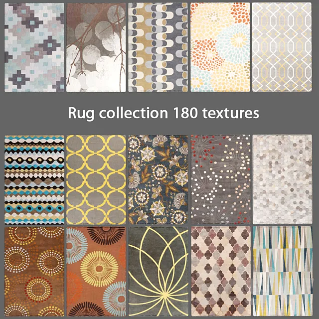 Collection of carpets 6 3DModel