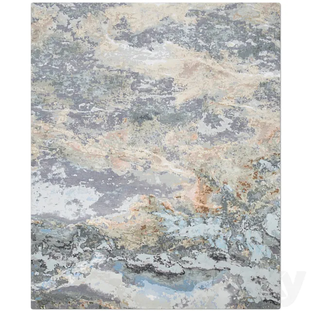 Collection of carpets Knots Rugs salon Creative Carpets 3D Model