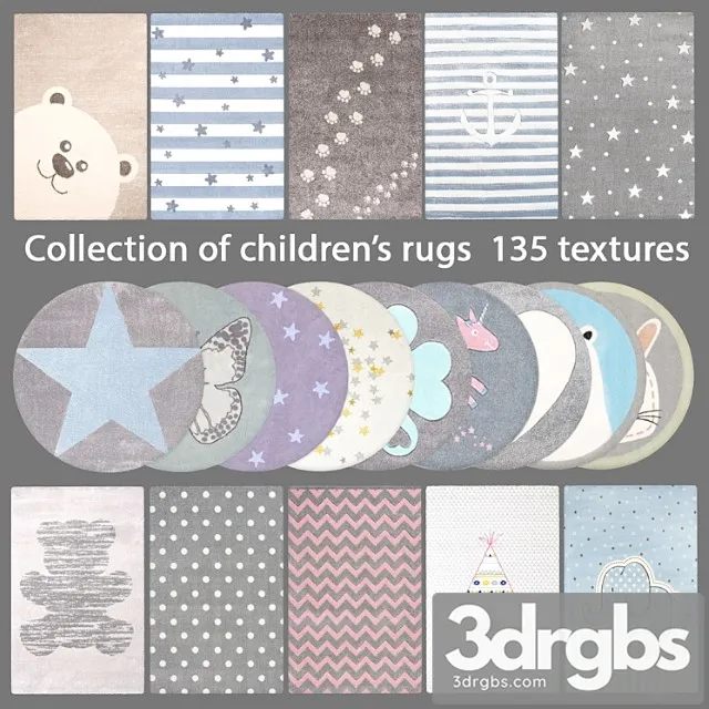 Collection of children& 3D Model Download Collection of children& 3D Model Download