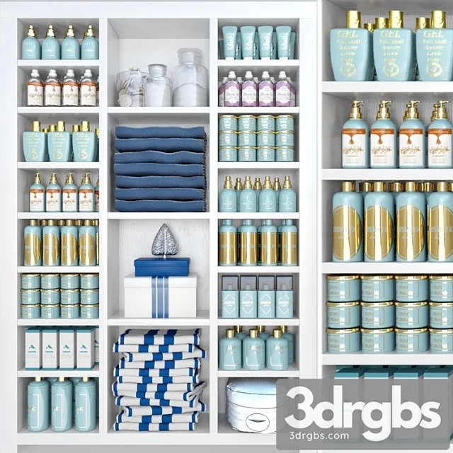 Collection of cosmetics 3. beauty salon 3D Model Download