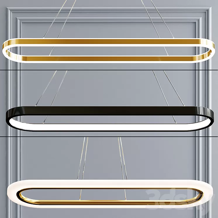 collection of decorative hanging chandeliers 3D Model collection of decorative hanging chandeliers 3D Model