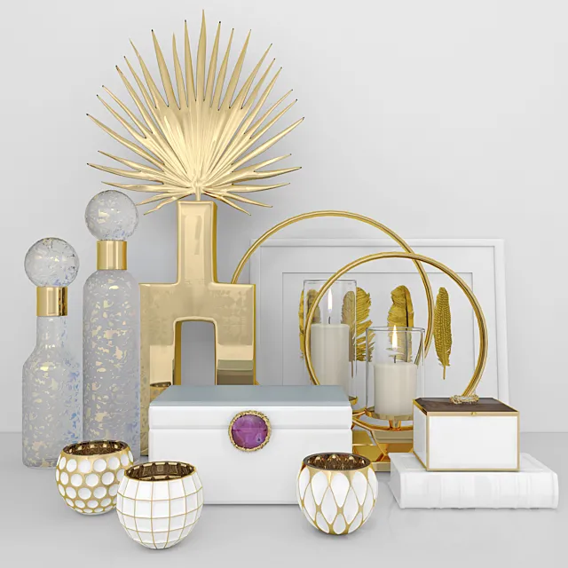 Collection of elite accessories 3DModel Collection of elite accessories 3DModel